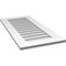 Ekena Millwork Vertical Surface Mount PVC Gable Vent: Non-Functional, w/ 3-1/2"W x 1"P Standard Frame, 18"W x 38"H GVPVE18X3801SN - alternate 3